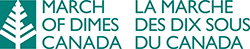 March of Dimes Canada bilingual logo