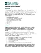 MODC Stakeholder Complaints and Appeals Policy