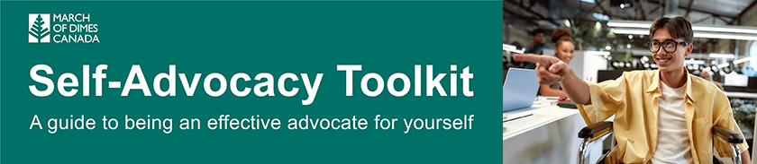 Self-Advocacy Toolkit - smiling young man pointing