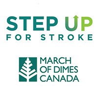 March of Dimes Canada - Step Up for Stroke logo