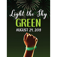 Light the Sky Green on August 24th