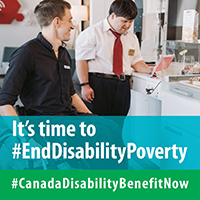 Help make the Canada Disability Benefit a reality!