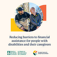 Man in wheelchair talking with their caregiver