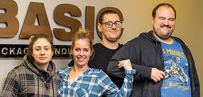 Group of happy employees