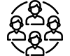icon people in a circle grouping