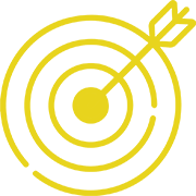arrow in a bullseye
