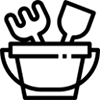 icon of sand toys