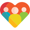 icon of people in a heart