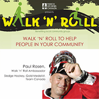 Paul Rosen supporting Walk'n'Roll