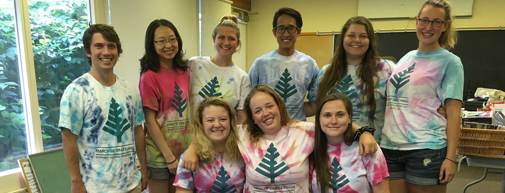 group of MODC happy volunteers