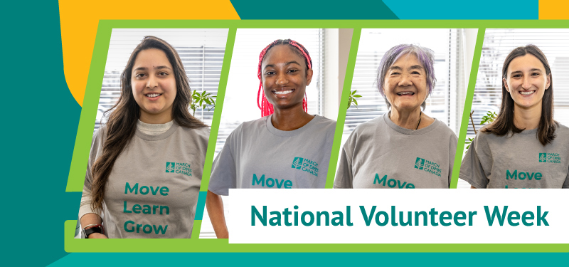 National Volunteer Week - photo of four smiling volunteers