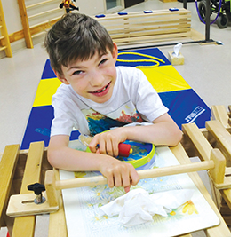 smiling CE child participant