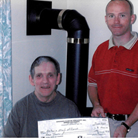 Garry Young and nephew Art Hitsman