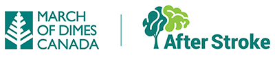 March of Dimes Canada After Stroke logo