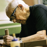 DesignAbility volunteer Joe working on a project