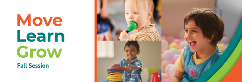 Move Learn Grow Fall Session - collage of smiling kids from toddler to preteens