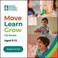 Move Learn Grow Fall program | Aged 0-13 (Collage of smiling kids from toddlers to preteens)