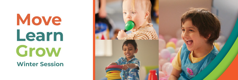 Move Learn Grow Winter Session - collage of smiling kids from toddler to preteens