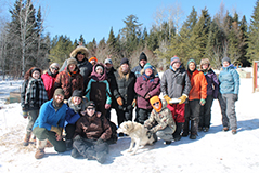 ​Warehouse Project dog sledding group