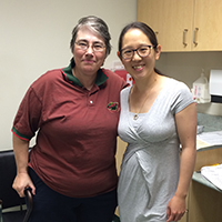 Dawn Kaye and Dr. Gladys Chan Cochrane Northern Medical Clinic